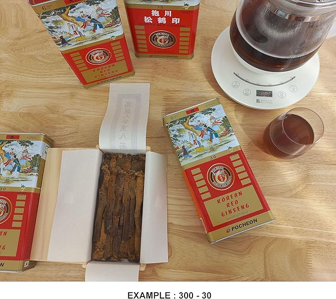 Pocheon 300g Korean Canned Dried Panax 24 Roots 6Years Good 300-40