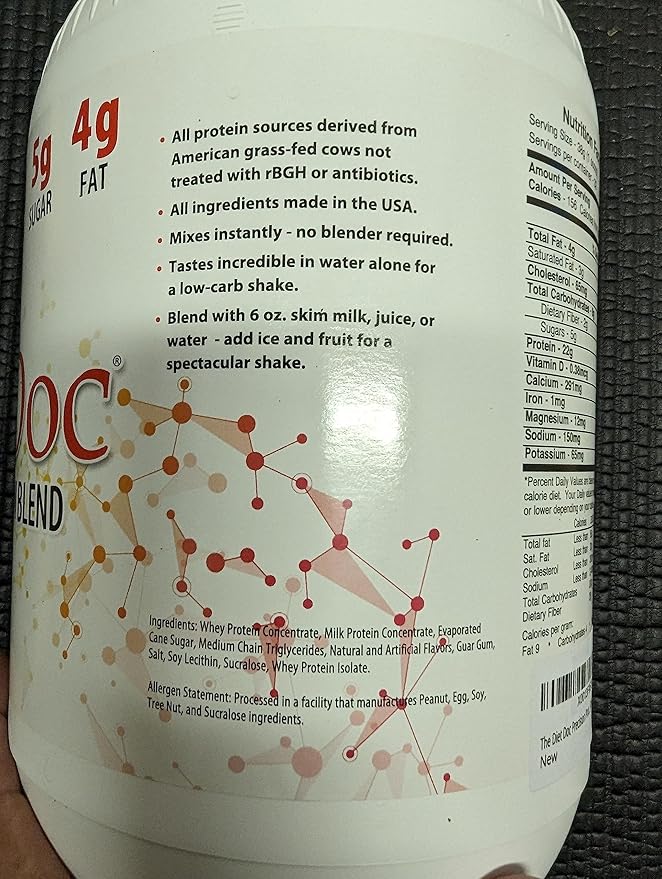 The Diet Doc Precision Protein Blend: 2.2lb (Vanilla