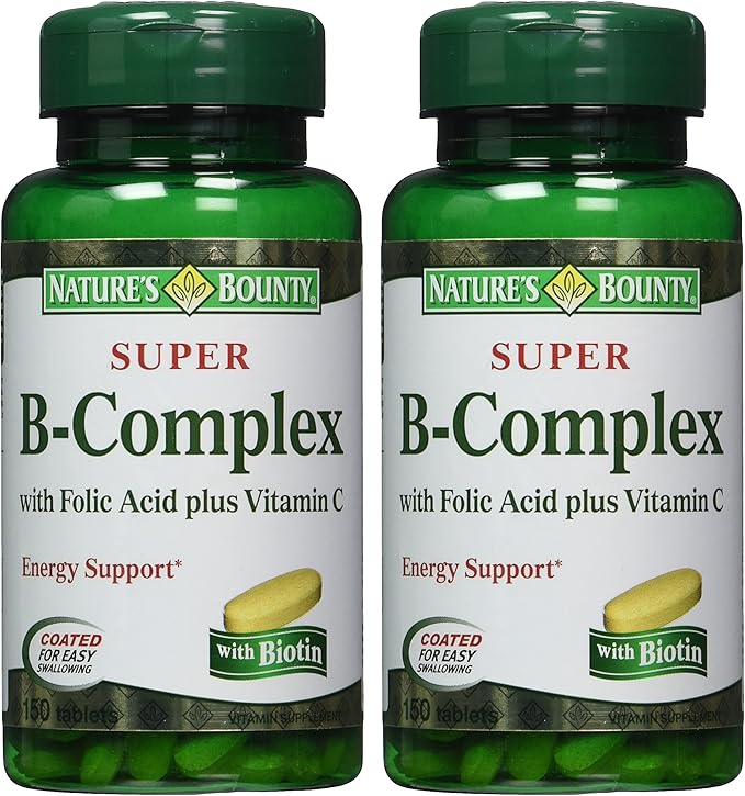 Nature's Bounty Super B-complex with Folic 300 Tablets (2 X 150 Count