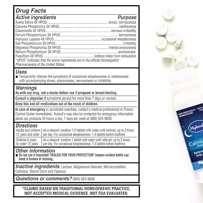 Hyland's Calms Forte' Sleep Aid Tablets, 50 Count
