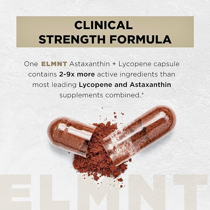 Astaxanthin 24mg + Lycopene 50mg Clinical 100% Natural