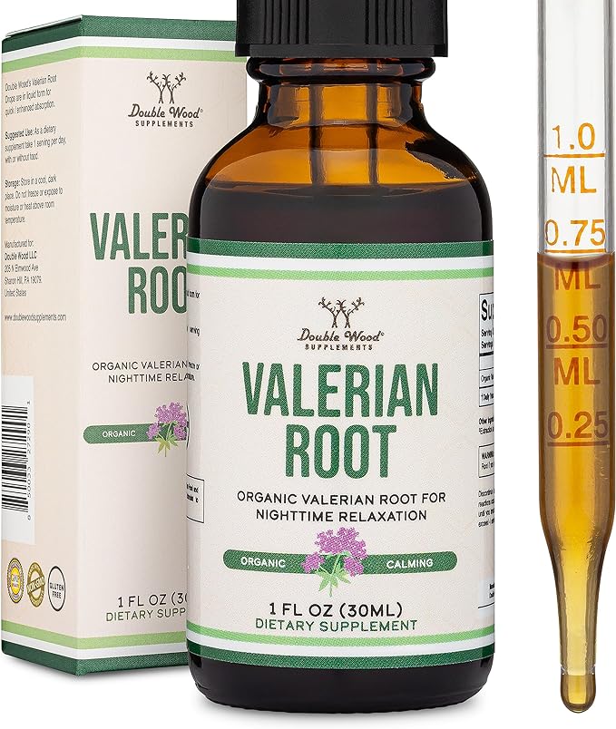Valerian Root Drops for Sleep 168mg - 1 FL 30 Servings