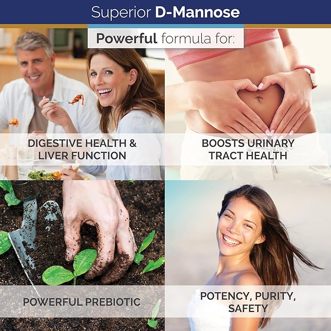 Superior Labs – Best D-Mannose NonGMO 500mg, 120 120 Vegetable