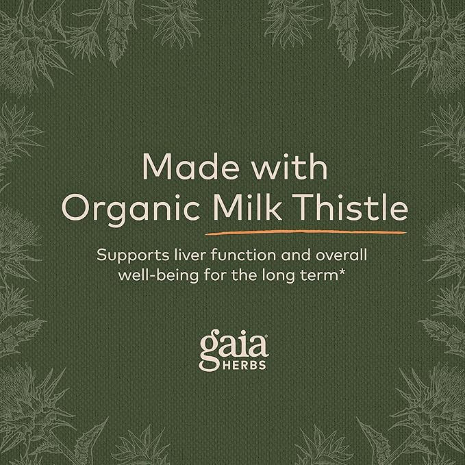 Gaia Herbs Milk Thistle 60 Vegan (20-Day Supply)