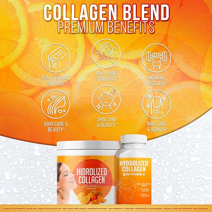 Hydrolyzed Collagen Powder Supplement 200gr (Bundle 2)