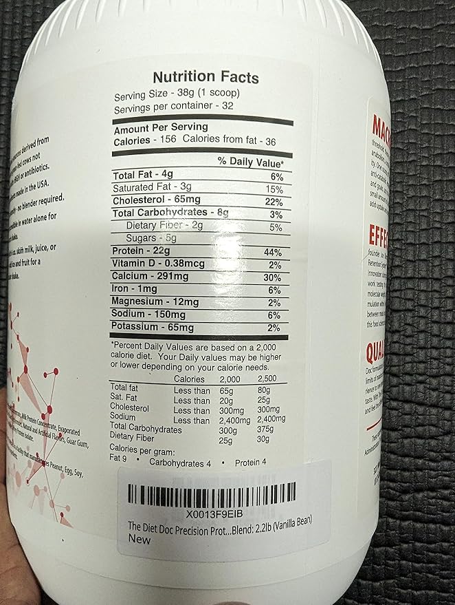 The Diet Doc Precision Protein Blend: 2.2lb (Vanilla