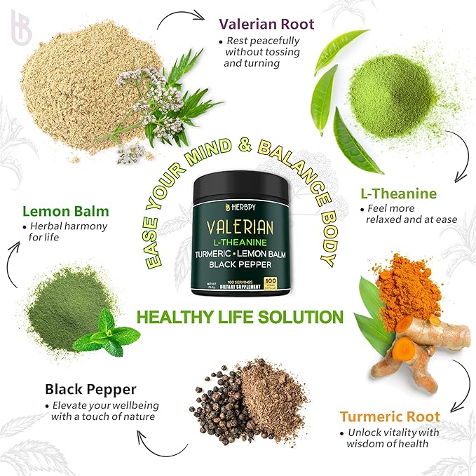 5in1 Valerian Root Capsules 5150mg Plus 100 Count