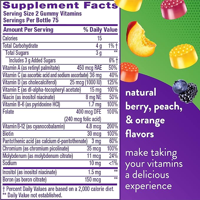 Vitafusion Melatonin 140 Count and MultiVites 150 Count