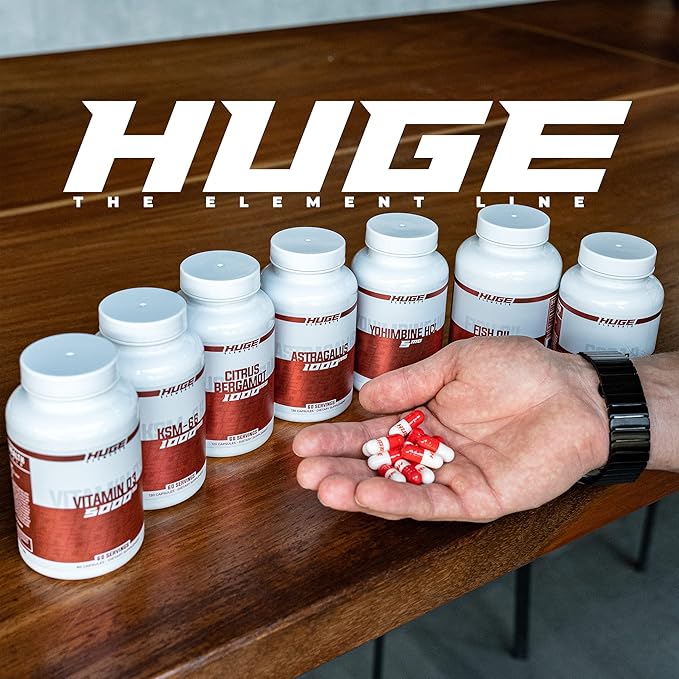 Huge Supplements CoQ10, 200mg Coenzyme Q10 (60 Capsules)