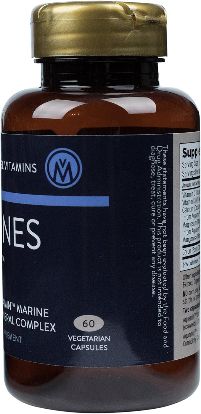 Mt. Angel Vitamins K2, Comprehensive 1600 mg, K2 (MK7), (MK7), Manganese, D3, Boron 60 Vegetarian
