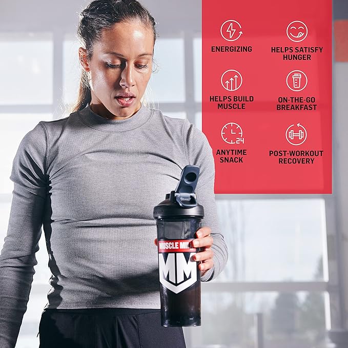 Muscle Milk Genuine Protein Powder, Strawberries 32g Protein, 4.94 Pound
