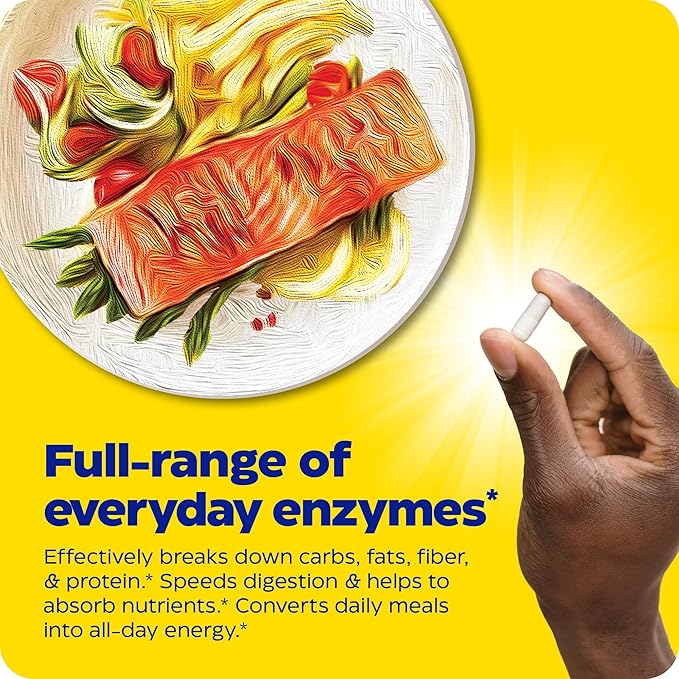 Enzymedica Digest, Full-Range, Everyday Digestive Enzymes, 240 Count