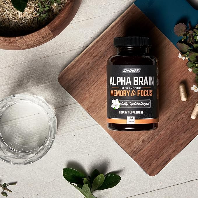 ONNIT Alpha Brain Premium Nootropic Brain 30 Count,