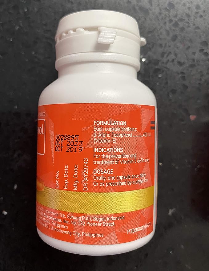 60 Capsules Myra E 400 IU
