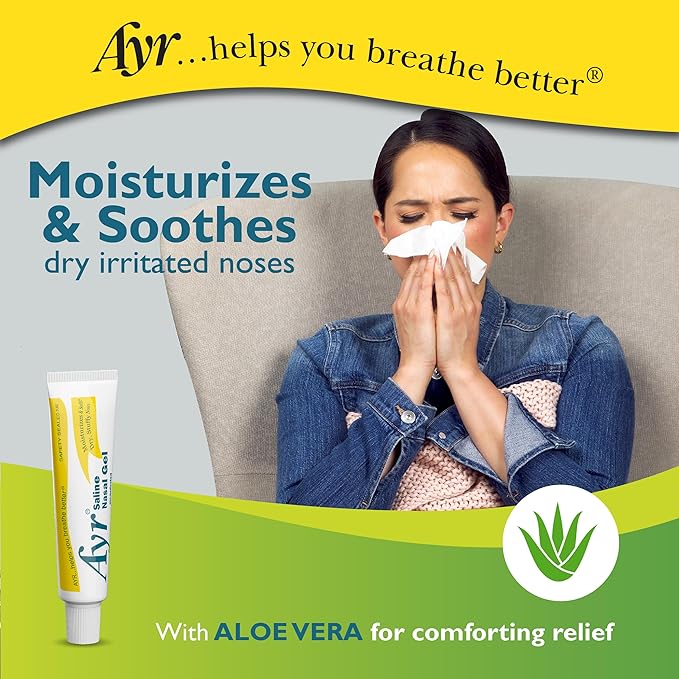 Ayr Saline Nasal Gel, With Soothing 0.5 Ounce 1)