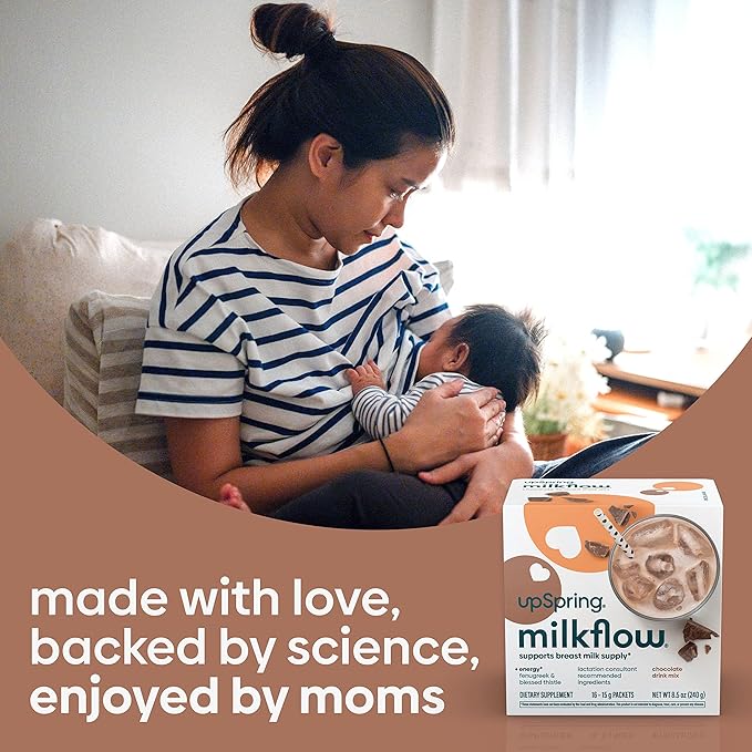 UpSpring Milkflow Energy Breastfeeding Supplement Drink 16 Drink