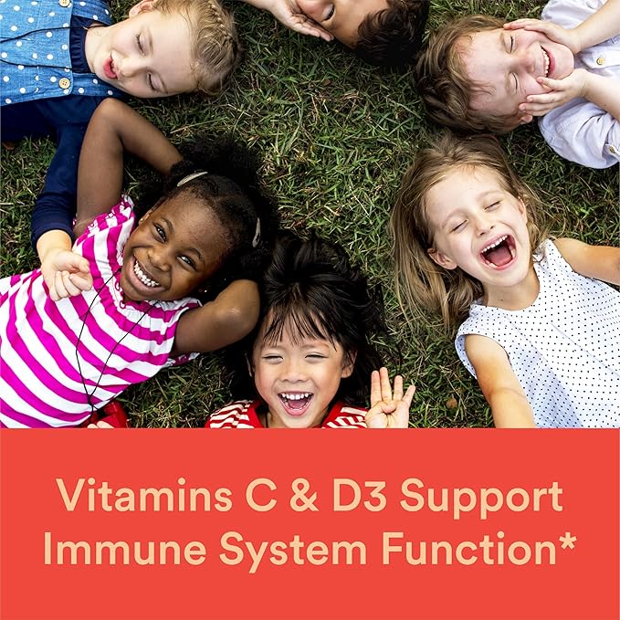 SmartyPants Kids Multivitamin Gummies: Omega 3 D3, C, B12, B6, B6, Vitamin 90 Count (22 Day