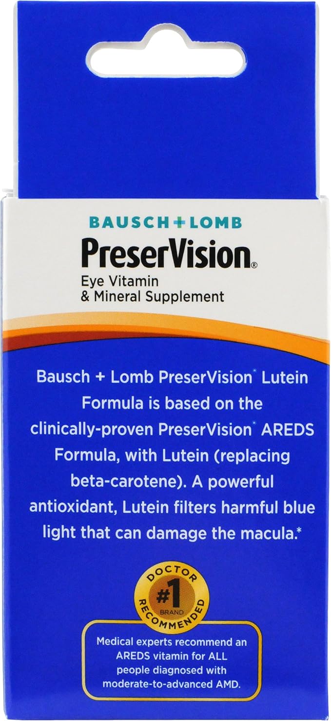 Preservision With Lutein Eye Vitamin & 50 Count