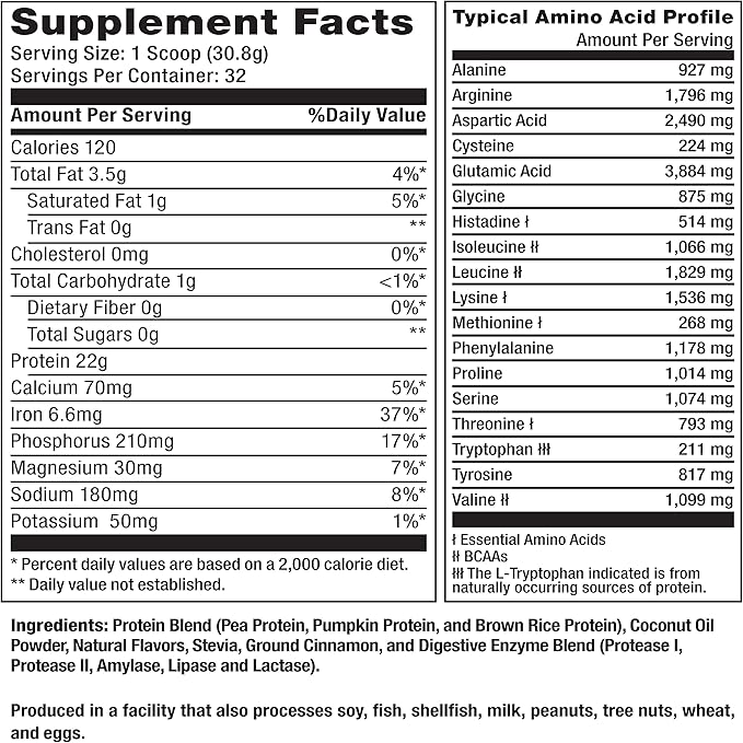 About Time Vegan Protein Supplement, Vanilla, 2 Pound