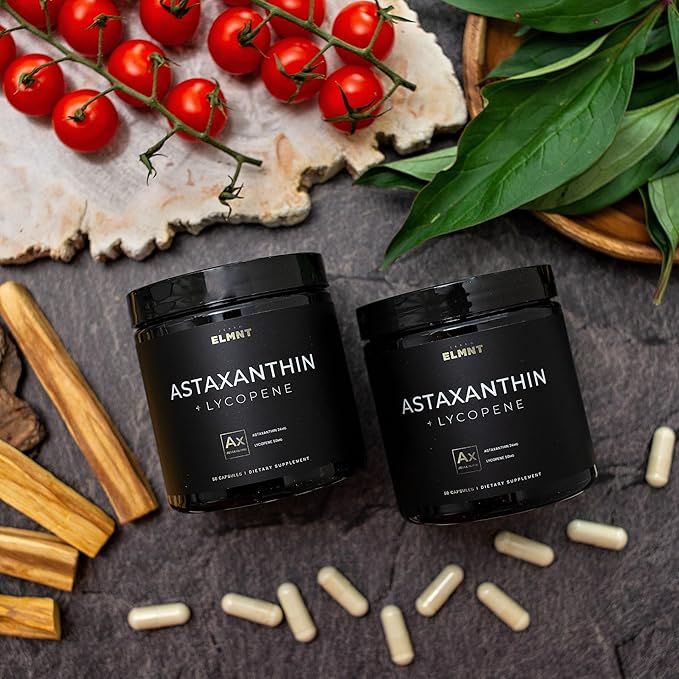 Astaxanthin 24mg + Lycopene 50mg Clinical 100% Natural