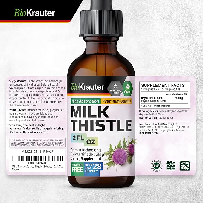 Milk Thistle Tincture 2 Fl.
