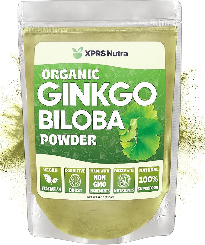 XPRS Nutra Organic Ginkgo Biloba Powder (8 oz)