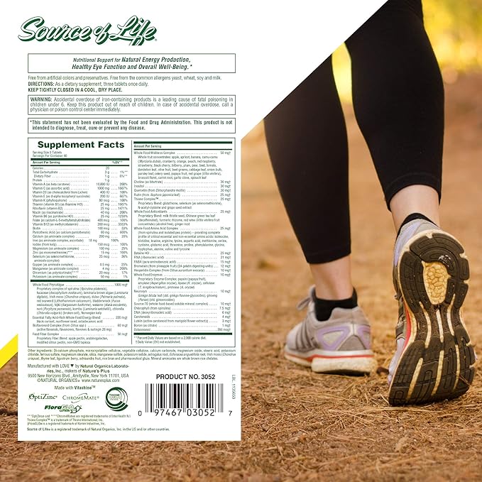 Natures Plus Ultra Source of Life TAB 180
