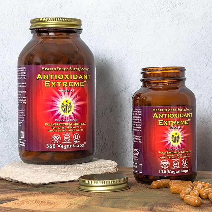 HealthForce SuperFoods Antioxidant Extreme - 360 Vegan Capsules