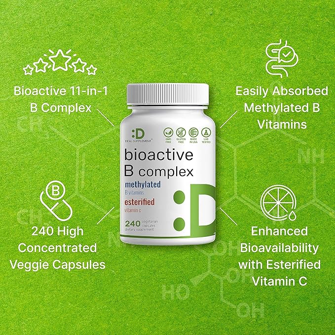 Bioactive Vitamin B Complex 240 Veggie