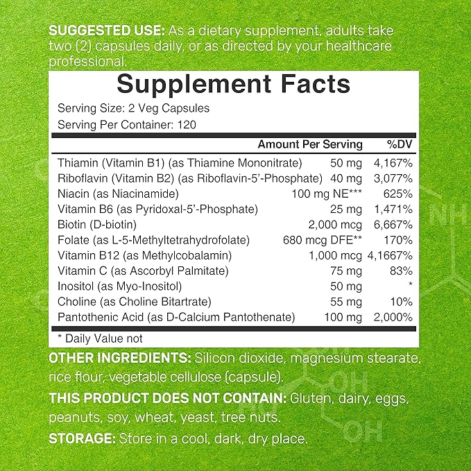 Bioactive Vitamin B Complex 240 Veggie