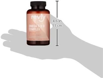 Amazon Brand - Revly Omega 3-6-9 Omega-3 fatty 60 Softgels, 2 Month