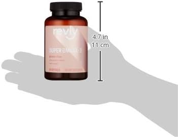 Amazon Brand - Revly Super Omega-3 3-Fatty Acids 90 Softgels (1280 mg 2 Softgels)