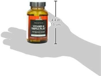Futurebiotics Capsules, Vitamin K Triple Play, 60 Count 4)