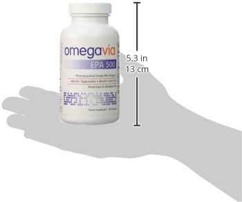 OmegaVia EPA 500, Purified Omega 3 500 mg 5-Star, 120 120 ct