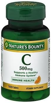 Nature's Bounty Pure Vitamin C 500 mg 100 Tablets, 5