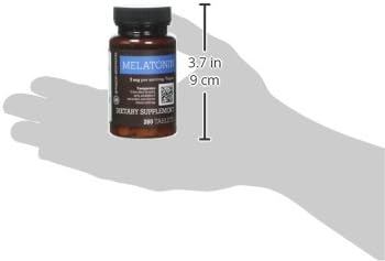 Amazon Elements Melatonin 3mg, Helps 260 Tablets, 8 month