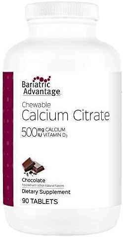 Bariatric Advantage Calcium Citrate Chewable 500 mg 90 Count