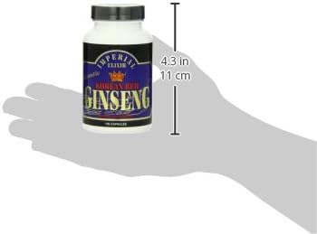Imperial Elixir, Korean Red Ginseng, 600 100 Capsules