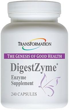 Transformation Enzymes Natural DigestZyme Supplement Formula 240 Cap