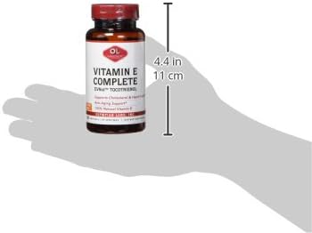 Olympian Labs Vitamin E Complete Tocomin, 200IU 60 60 Softgels, 60 Servings