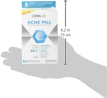 Acne Pill -Natural Skin Clearing Minerals Like Zinc & Sulfur, Dermatologist Developed, Clears & Prevents All Types of Face & Body Acne - NO Harsh Chemicals Like Topical Acne Treatments