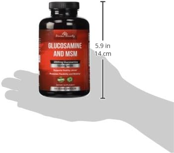 Divine Bounty Glucosamine Sulfate Supplement (2000mg 240 Small