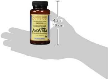 Swanson Avocado Soy AvoVida Maximum Strength 300 mg 60 Capsules