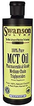 Swanson 100% Pure Mct Oil Pharmaceutical Grade 16 fl Ounce (1 pt) (473 ml) Liquid