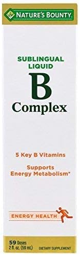 Nature's Bounty Vitamin B Complex Sublingual 2 oz
