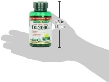 Nature's Bounty Vitamin D3, Immune and 2000IU, 240 240 Rapid