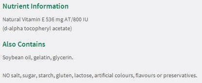 Jamieson Vitamin E 800 IU, 50