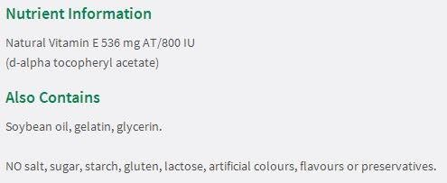 Jamieson Vitamin E 800 IU, 50
