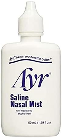 AYR Saline Nasal Mist, 1.69-Ounce Spray 2 Count 2)