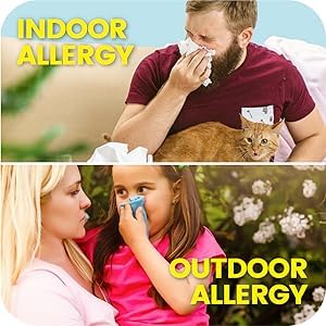 HealthA2Z® Allergy Relief 180mg | 90 Caplets 24-Hour Antihistamine
